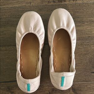 Tieks Pink Ballet Flats with Elastic Design